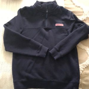 Vineyard Vines navy quarter zip L